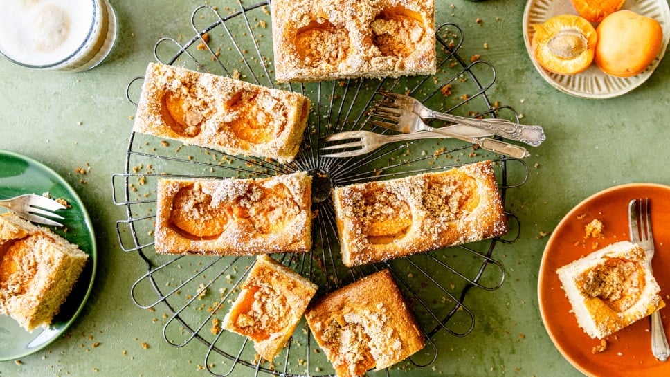 Marillenstreuselkuchen