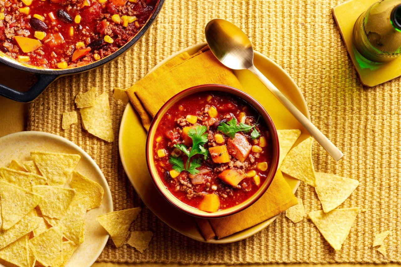 Kürbis Chili con Carne » Rezept | SPAR Mahlzeit! Kürbis Chili con Carne » Rezept | SPAR Mahlzeit!