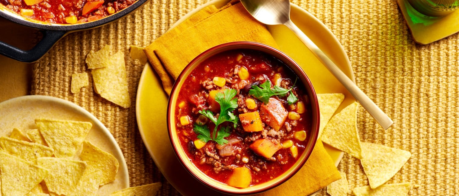 SPAR Mahlzeit! Kürbis Chili con Carne