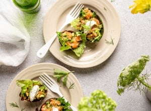 SPAR  Mahlzeit Lachs-Avocado-Tatar mit Orangen