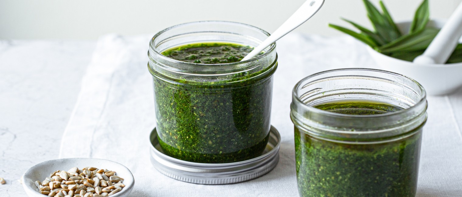 Veganes Bärlauchpesto