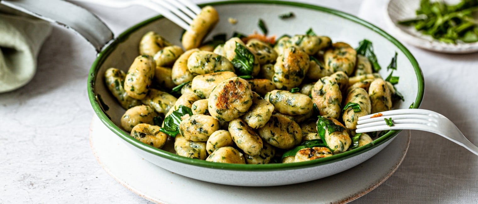 SPAR Mahlzeit Gebratene Bärlauchgnocchi