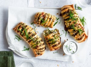 Pikante Bärlauchtascherl