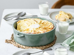SPAR Mahlzeit! Topfen-Grießauflauf mit Äpfeln
