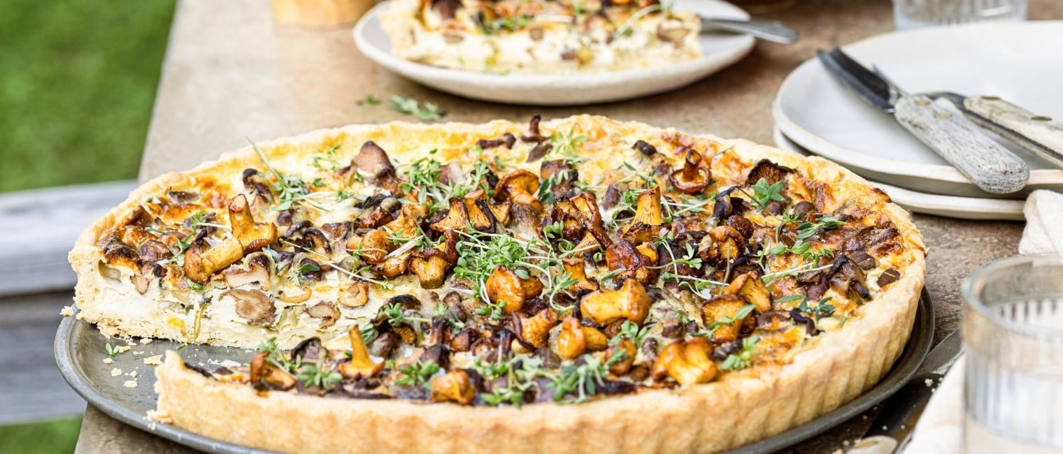 SPAR Mahlzeit Quiche mit Eierschwammerl