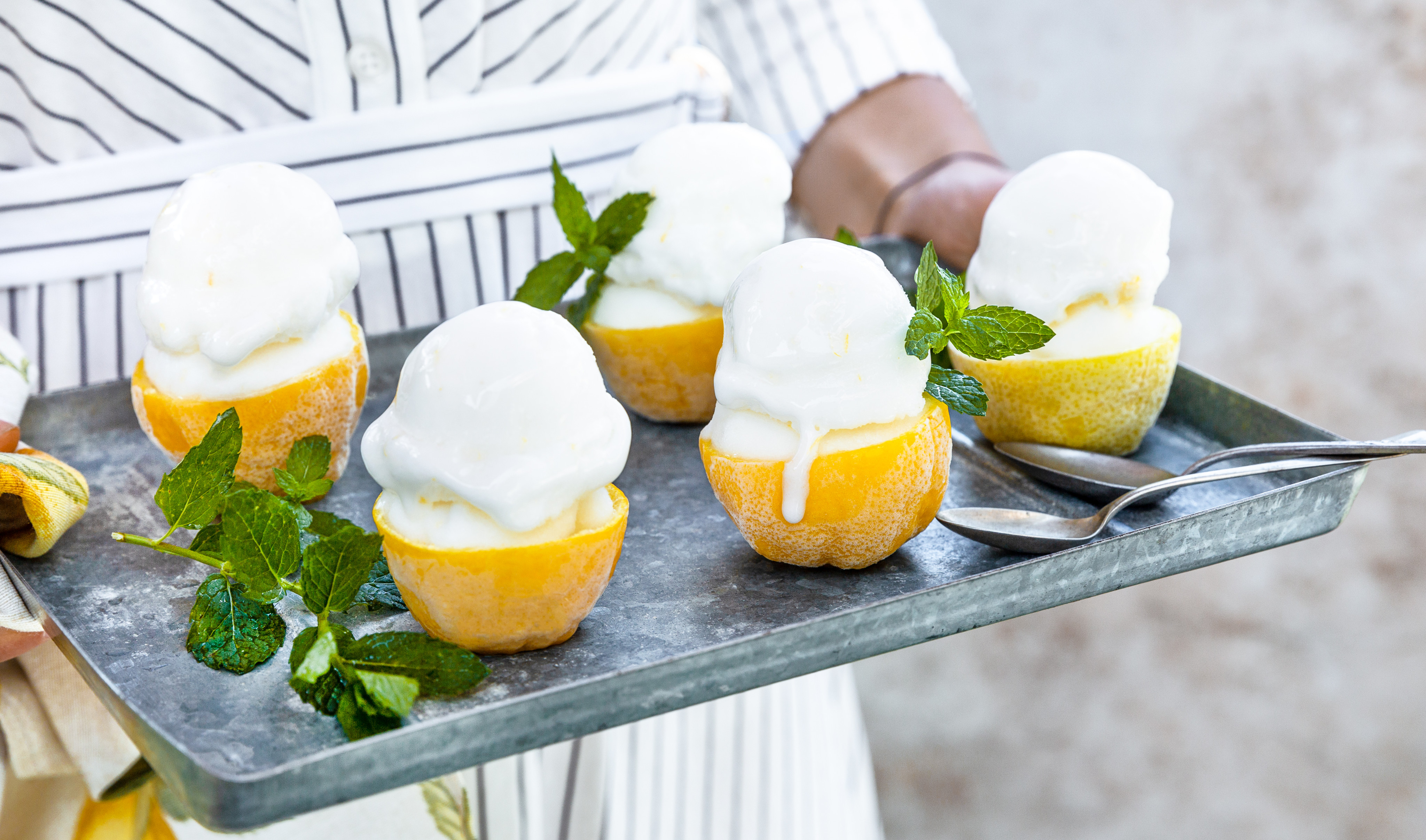 Zitronensorbet-Rezept » erfrischend fruchtig | SPAR Mahlzeit!