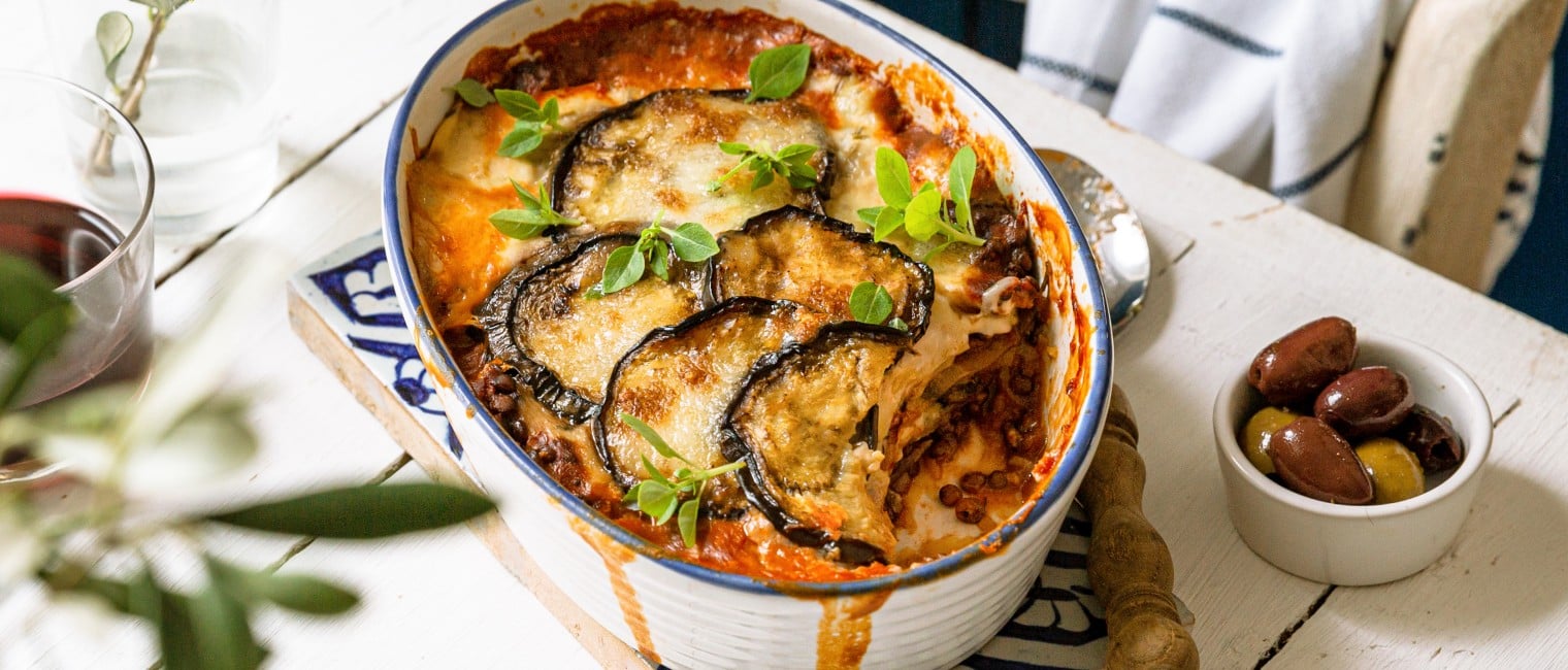 SPAR Mahlzeit Linsen Moussaka