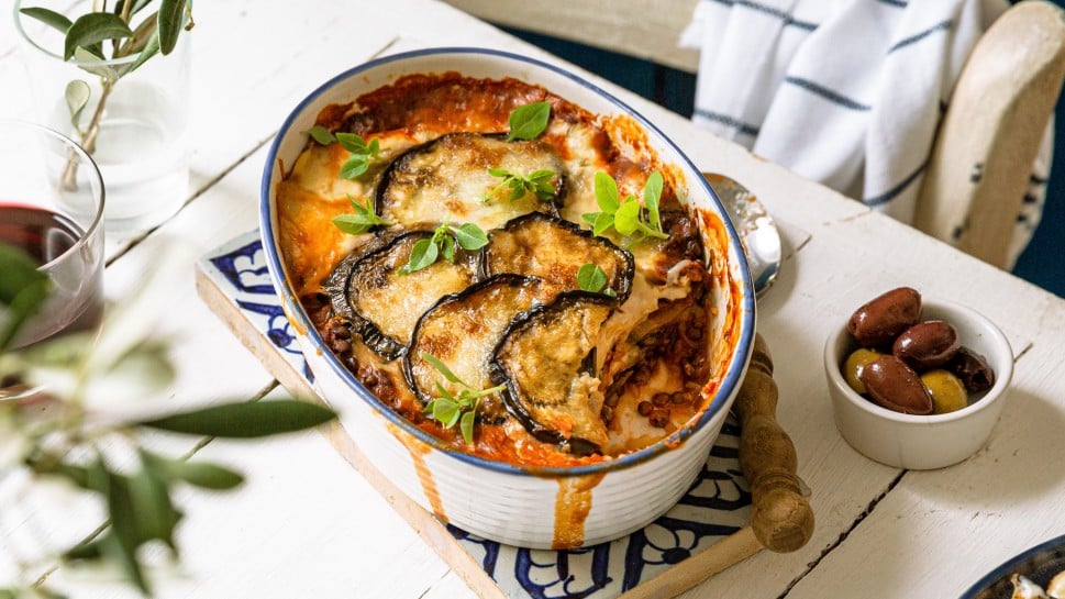 SPAR Mahlzeit Linsen Moussaka