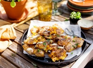 Smashed Potatoes vom Grill