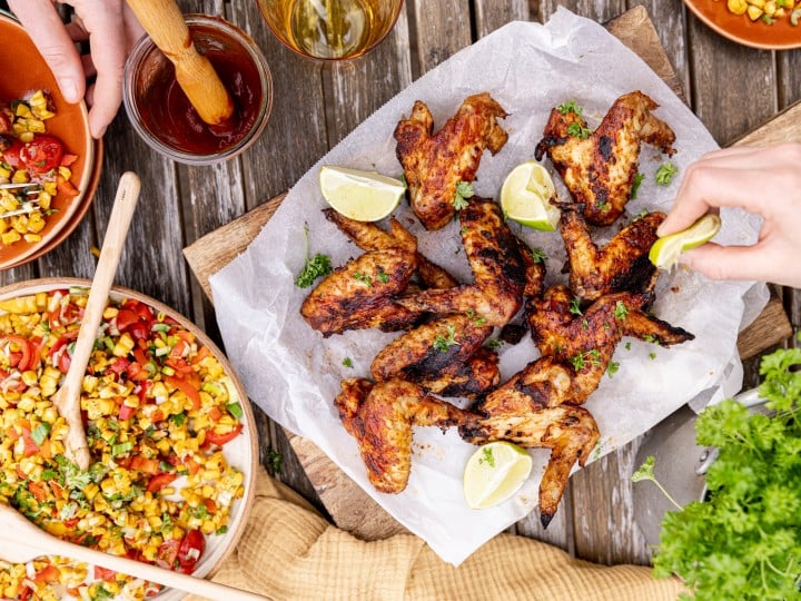 Knusprige BBQ Chicken Wings
