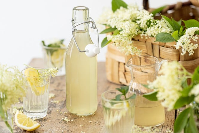 Holunderblütensirup