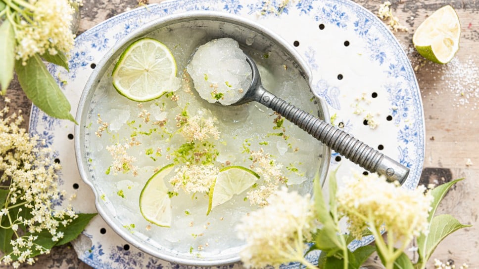 SPAR Mahlzeit Holundersorbet