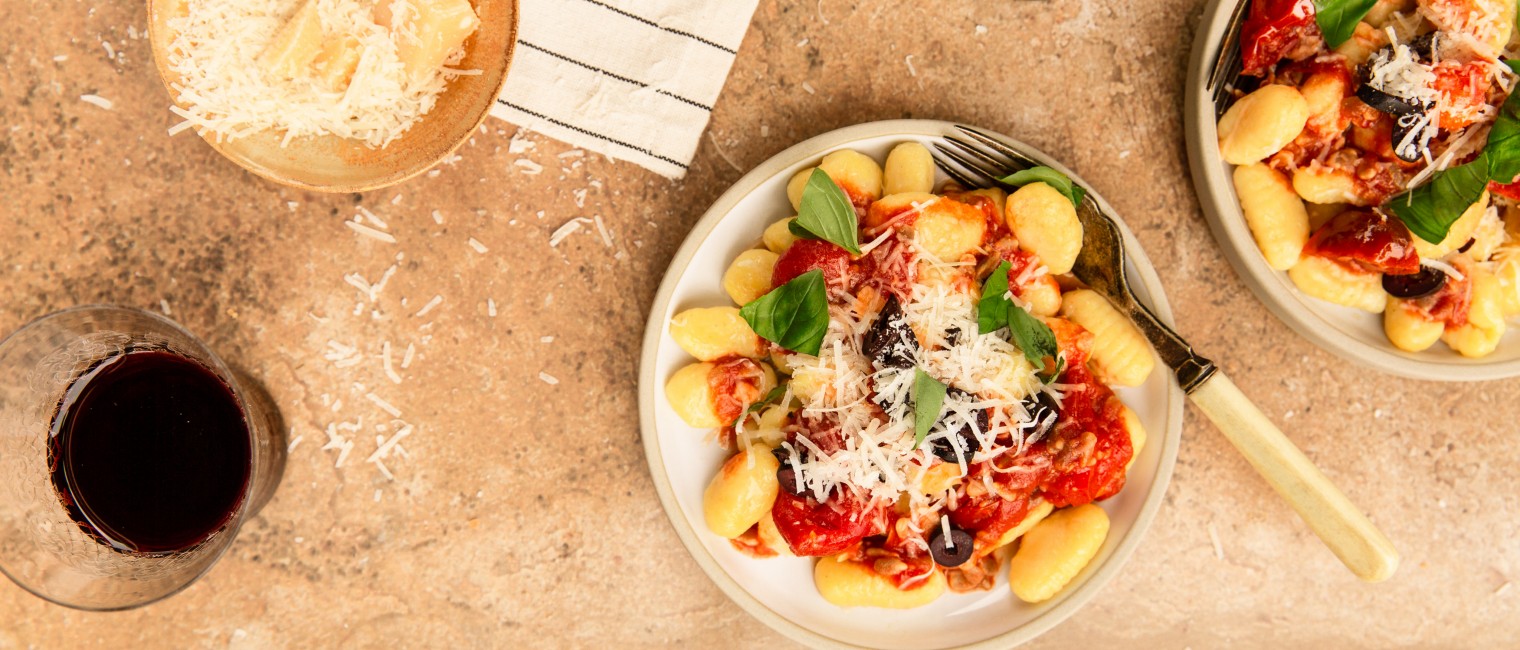 SPAR Mahlzeit Kleine Gnocchi mit geschmolzenen Kirschtomaten