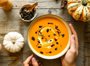 Pikante Kürbissuppe mit Kernöl