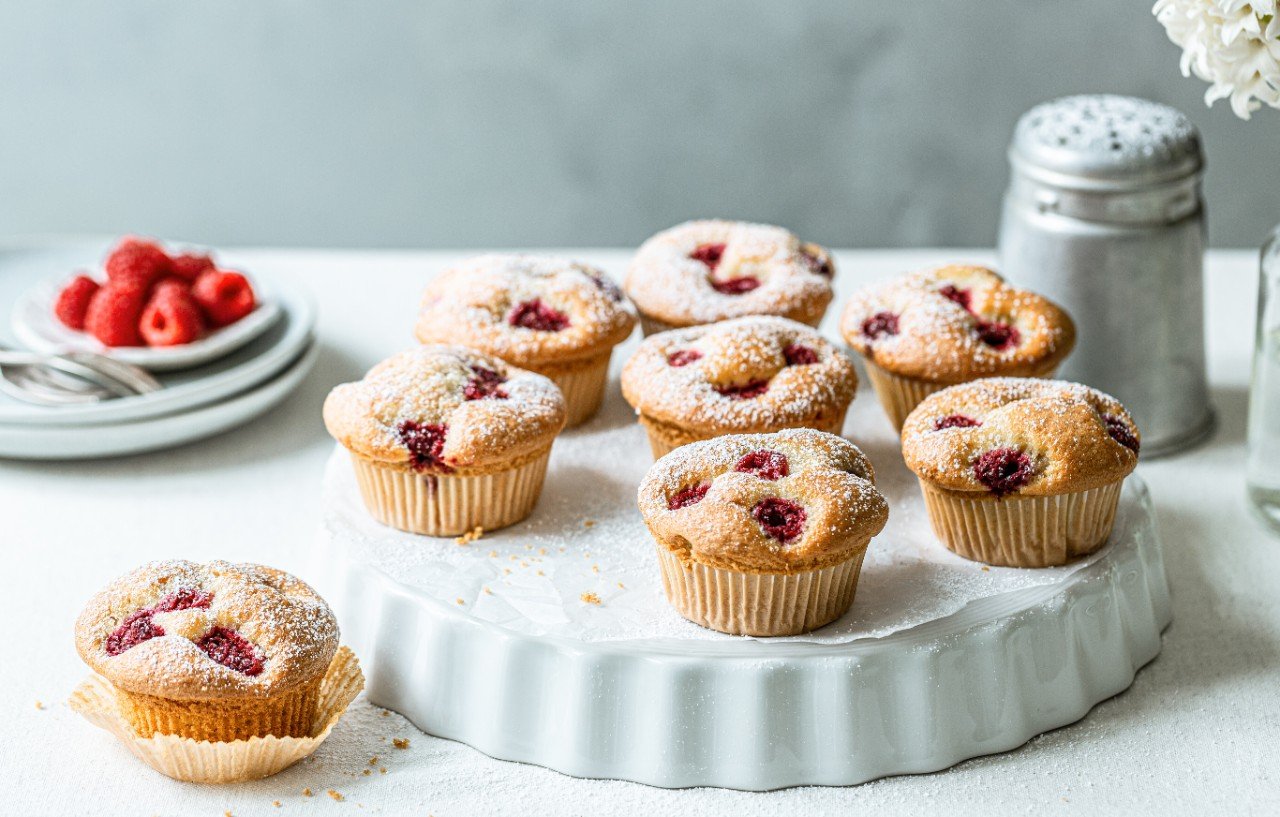 Himbeer-Muffins » Rezept | SPAR Mahlzeit! Himbeer-Muffins » Rezept | SPAR Mahlzeit!