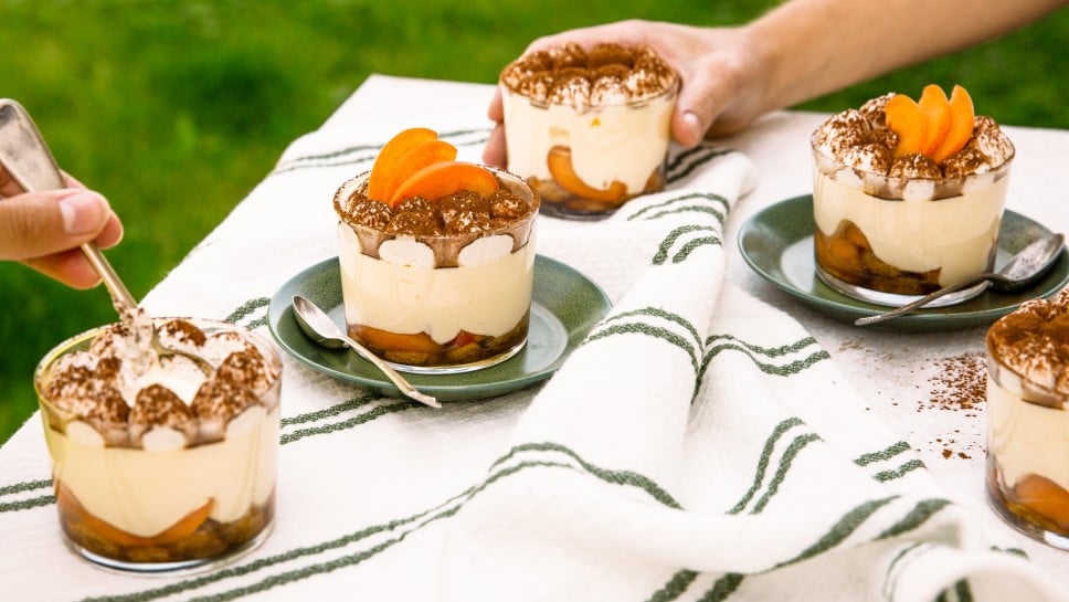 SPAR Mahlzeit Marillen-Tiramisu im Glas