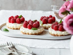SPAR Mahlzeit Mini-Cheesecake mit Himbeeren