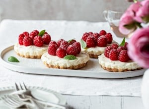 SPAR Mahlzeit Mini-Cheesecake mit Himbeeren