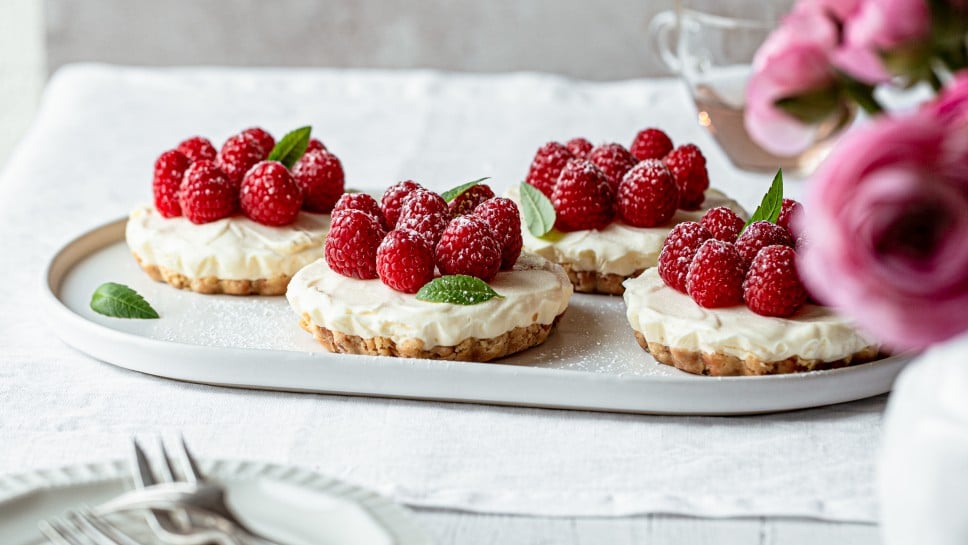 SPAR Mahlzeit Mini-Cheesecake mit Himbeeren