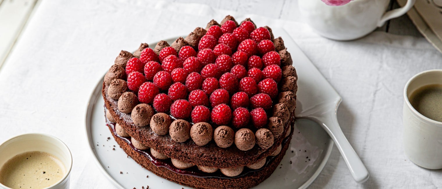 SPAR Mahlzeit Schoko Himbeer Torte