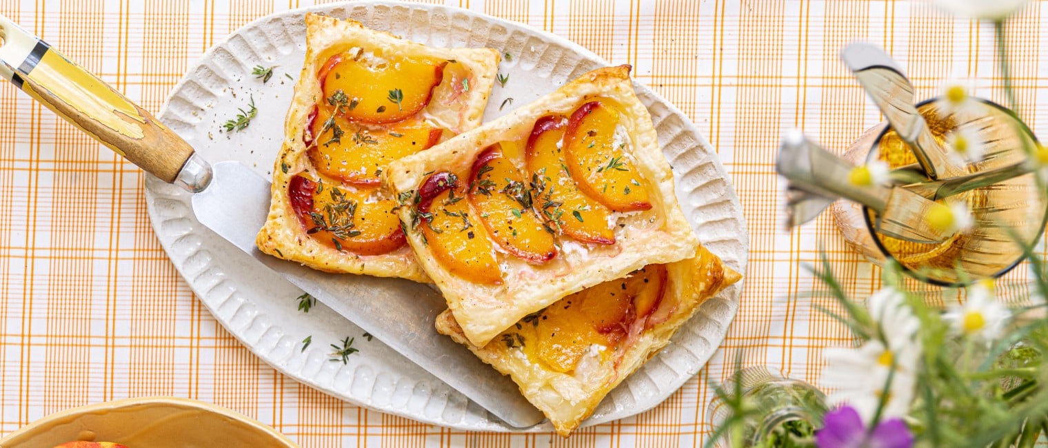 SPAR Mahlzeit! Blätterteig-Tartes mit Nektarinen