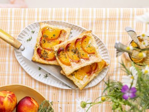 SPAR Mahlzeit! Blätterteig-Tartes mit Nektarinen