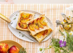 SPAR Mahlzeit! Blätterteig-Tartes mit Nektarinen