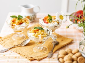 SPAR Mahlzeit! Süße Ricotta-Creme mit Nektarinen