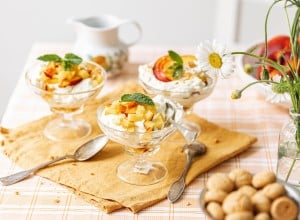 SPAR Mahlzeit! Süße Ricotta-Creme mit Nektarinen