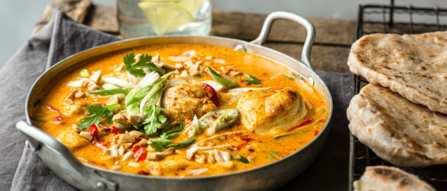 SPAR Mahlzeit Huhn in Curry-Erdnusssauce 