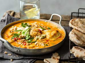 SPAR Mahlzeit Huhn in Curry-Erdnusssauce 