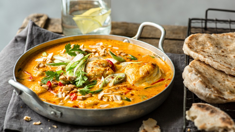 SPAR Mahlzeit Huhn in Curry-Erdnusssauce 