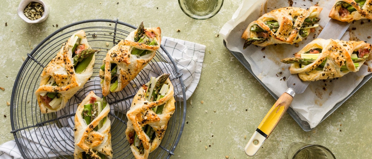 SPAR Mahlzeit Knusprige Spargel-Schinkentascherl