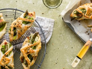 SPAR Mahlzeit Knusprige Spargel-Schinkentascherl
