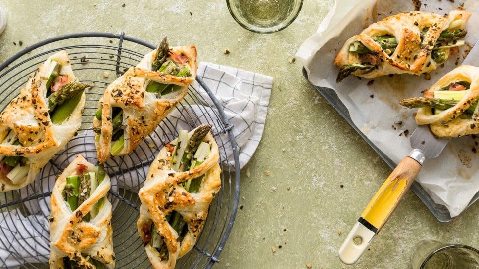 SPAR Mahlzeit Knusprige Spargel-Schinkentascherl