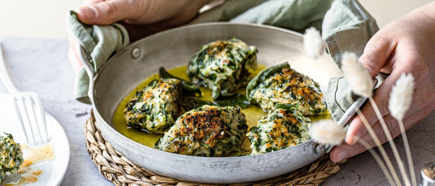SPAR Mahlzeit Mediterrane Malfatti mit Salbeibutter