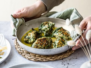 SPAR Mahlzeit Mediterrane Malfatti mit Salbeibutter