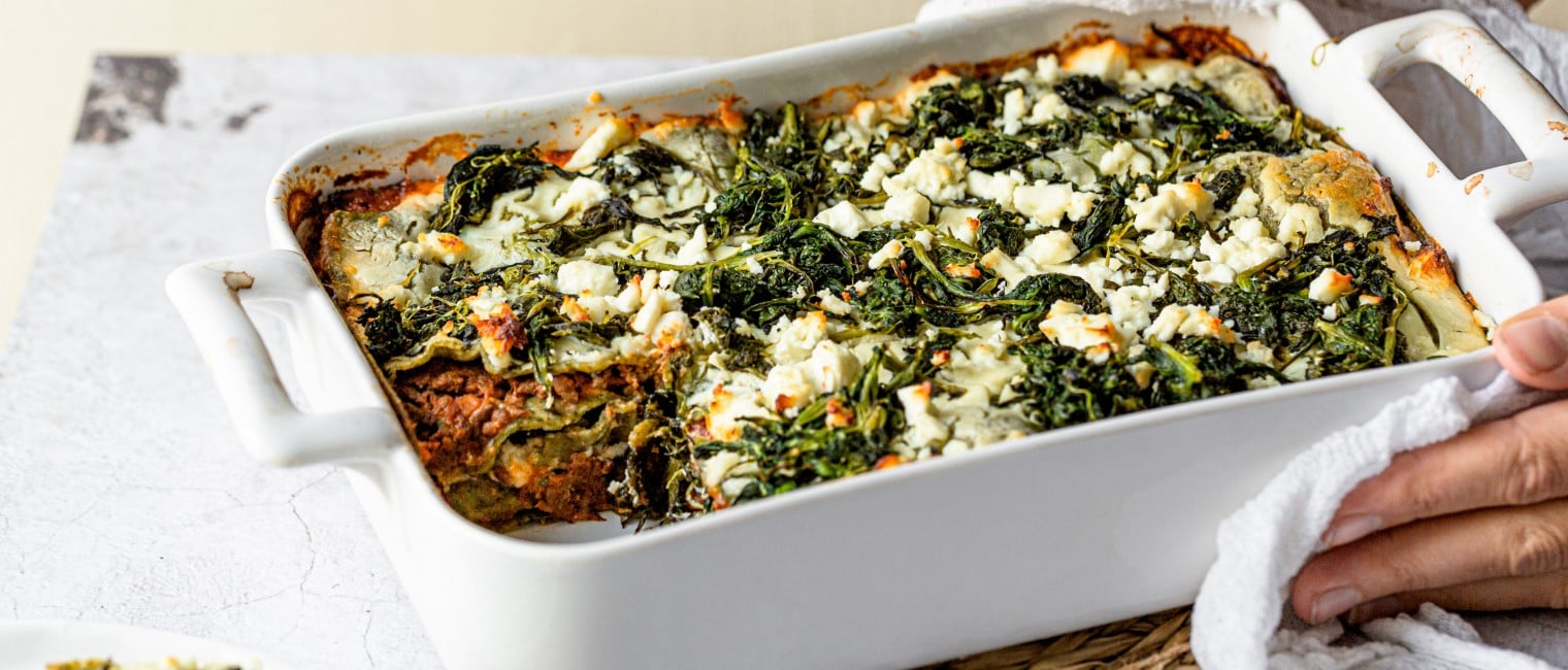 SPAR Mahlzeit Spinatlasagne mit Feta und Faschiertem