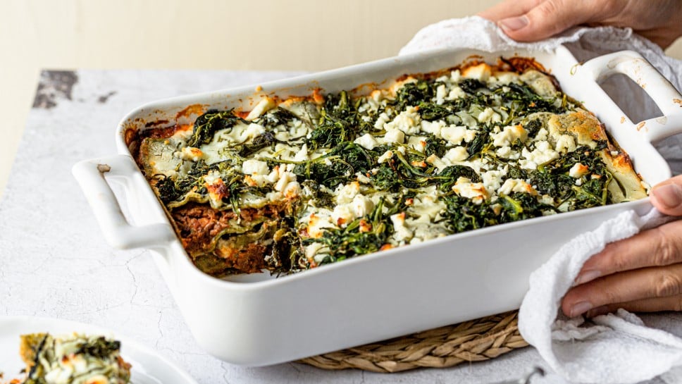 SPAR Mahlzeit Spinatlasagne mit Feta und Faschiertem