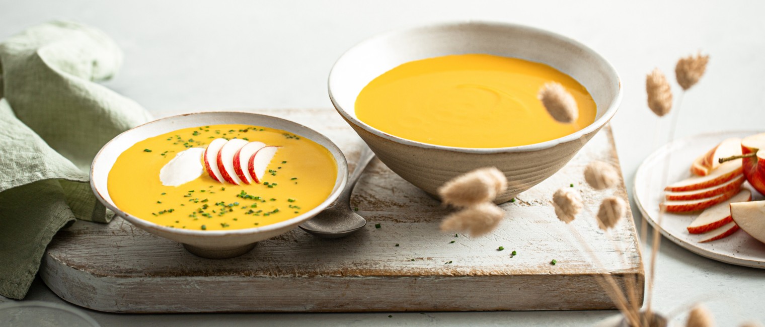 SPAR Mahlzeit Fruchtige Apfel-Karotten Suppe