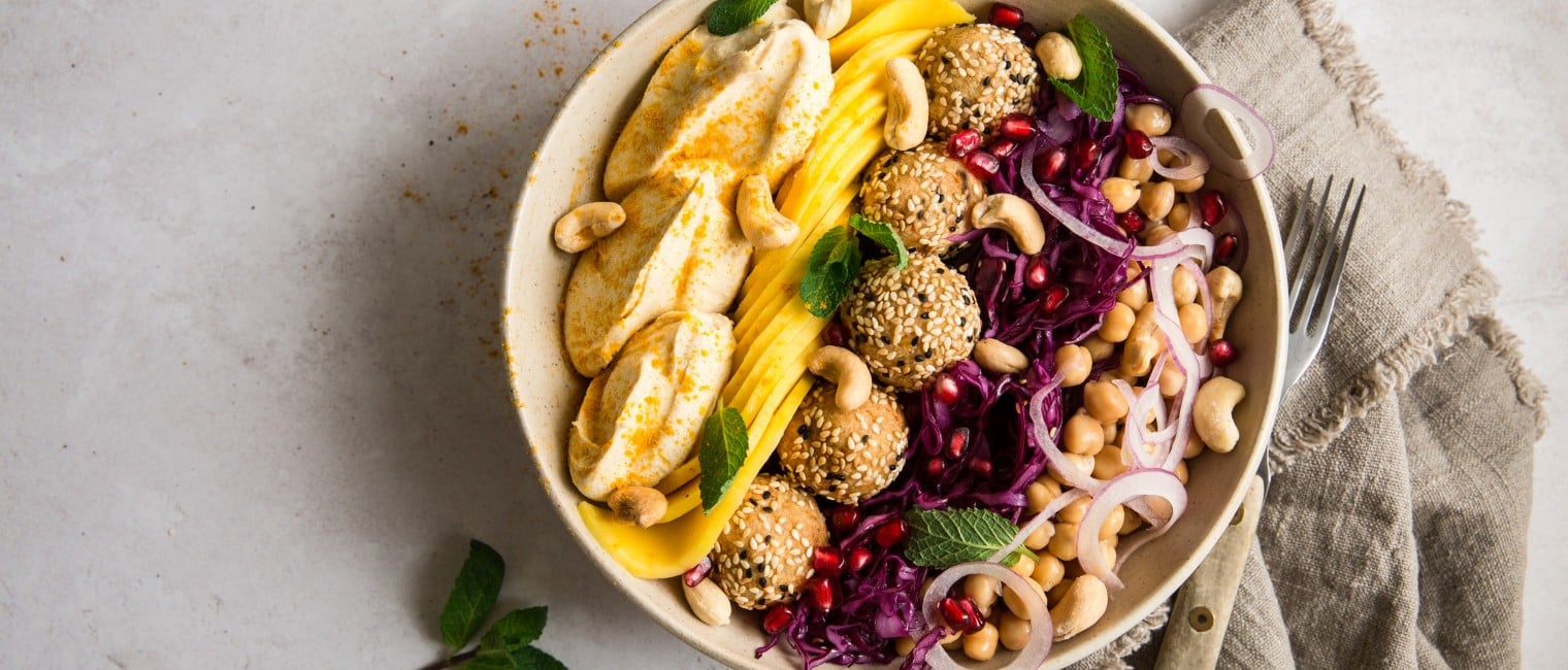 Orientalische Falafel Bowl