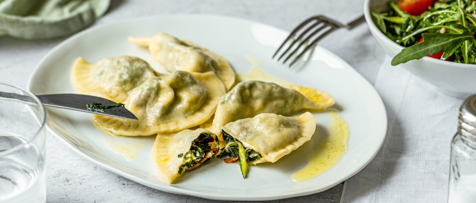 SPAR Mahlzeit Ravioli mit Mangold-Schafskäsefüllung