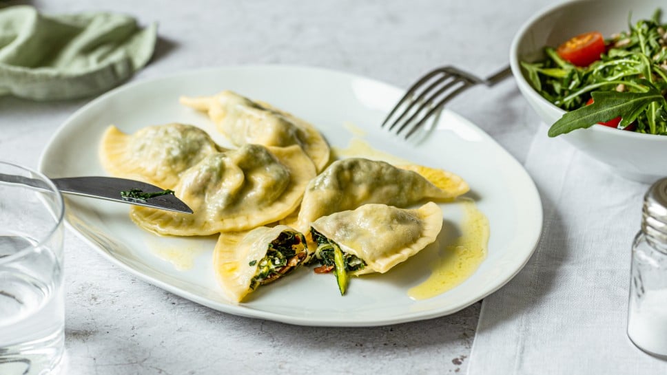 SPAR Mahlzeit Ravioli mit Mangold-Schafskäsefüllung