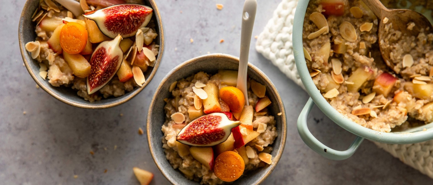 SPAR Mahlzeit Apfel-Zimt Porridge mit Mandeln