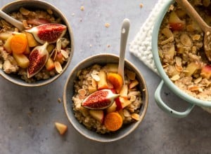 SPAR Mahlzeit Apfel-Zimt Porridge mit Mandeln