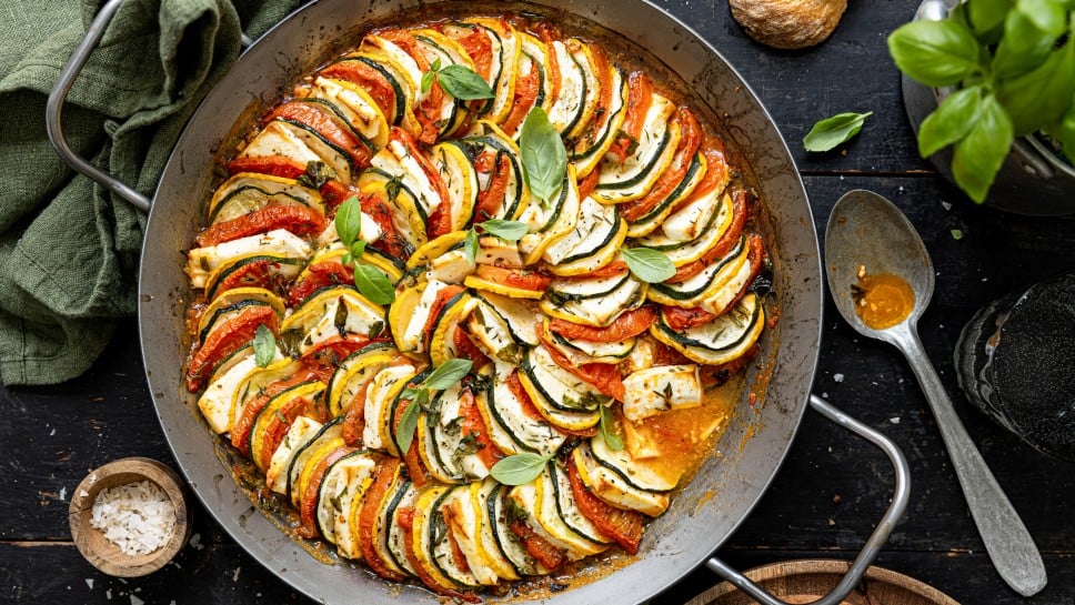 SPAR Mahlzeit Zucchini-Feta-Auflauf