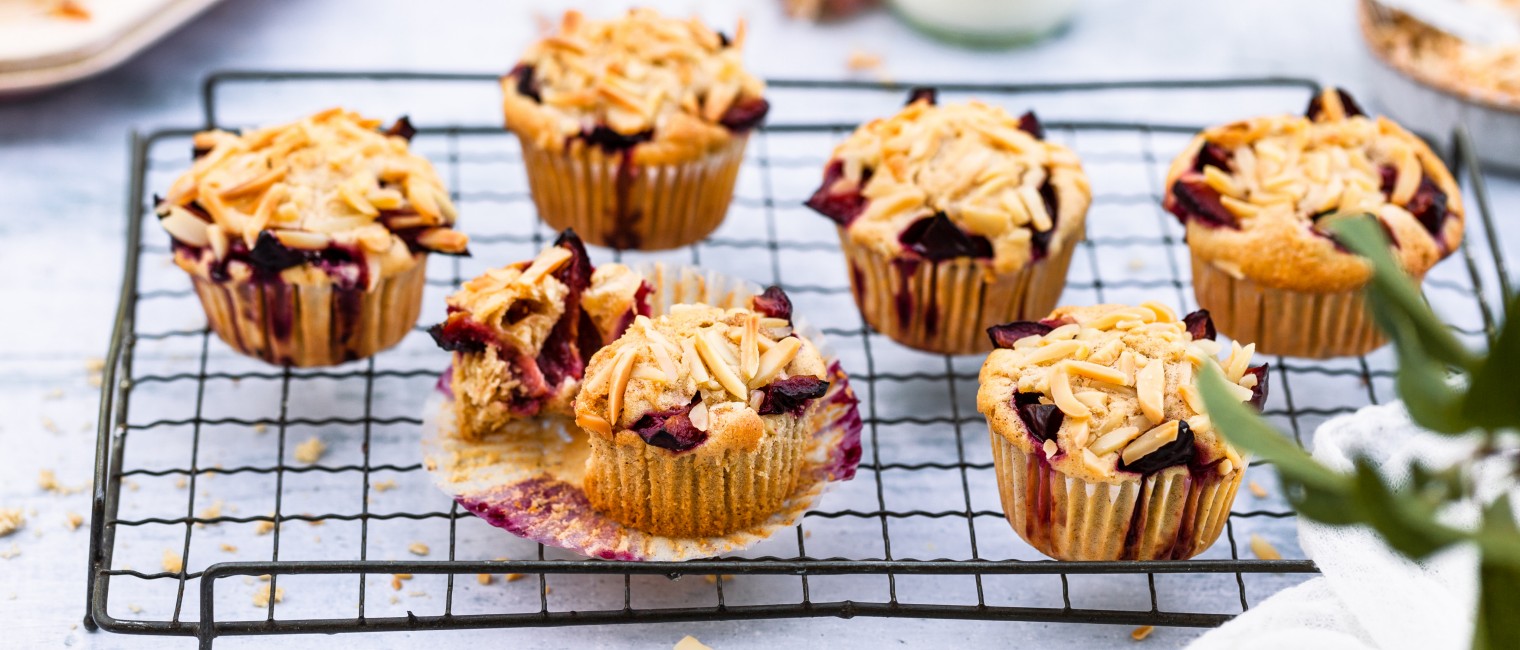 SPAR Mahlzeit Schnelle Zwetschken-Muffins