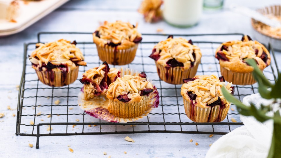 SPAR Mahlzeit Schnelle Zwetschken-Muffins