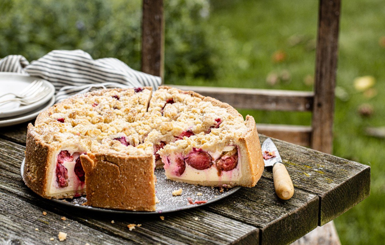 Zwetschken-Topfen-Kuchen » Rezept mit Streusel | SPAR Mahlzeit!