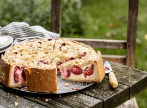 SPAR Mahlzeit Zwetschken Topfen Kuchen